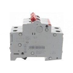 Рубильник модульный ABB 2П 40А рычаг красный SD202/40 (выключатель нагрузки) 2CDD282101R0040