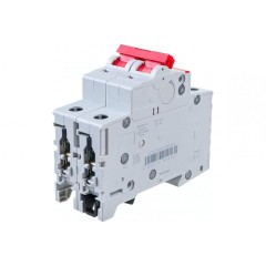 Рубильник модульный ABB 2П 50А рычаг красный SD202/50 (выключатель нагрузки) 2CDD282101R0050
