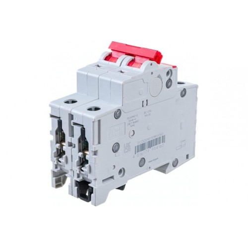 ABB SD202 Рубильник 2P 50A рычаг красный