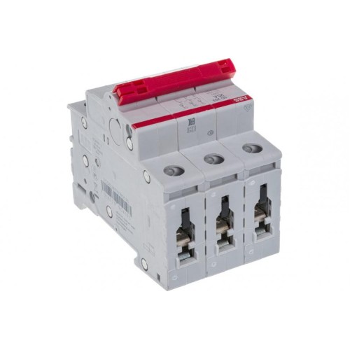 ABB SD203 Рубильник 3P 25A рычаг красный