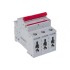 ABB SD203 Рубильник 3P 25A рычаг красный