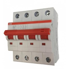 Рубильник модульный ABB 4П 32А рычаг красный SD204/32 (выключатель нагрузки) 2CDD284101R0032