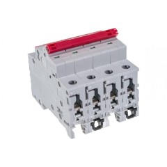 Рубильник модульный ABB 4П 40А рычаг красный SD204/40 (выключатель нагрузки) 2CDD284101R0040