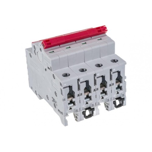 ABB SD204 Рубильник 4P 40A рычаг красный