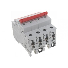 Рубильник модульный ABB 4П 63А рычаг красный SD204/63 (выключатель нагрузки) 2CDD284101R0063