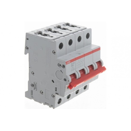 ABB SD204 Рубильник 4P 63A рычаг красный