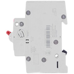 Рубильник модульный ABB 1П 25А рычаг красный однофазный SHD201/25 (выключатель нагрузки) 2CDD271111R0025