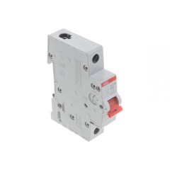 Рубильник модульный ABB 1П 40А рычаг красный однофазный SHD201/40 (выключатель нагрузки) 2CDD271111R0040