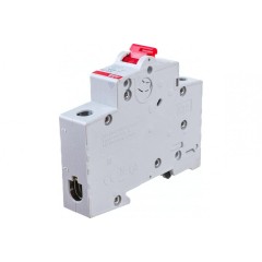 Рубильник модульный ABB 1П 63А рычаг красный однофазный SHD201/63 (выключатель нагрузки) 2CDD271111R0063