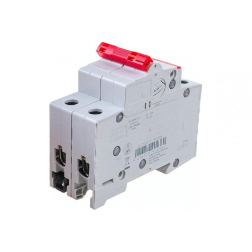 ABB SHD202 Рубильник 2P 16A рычаг красный