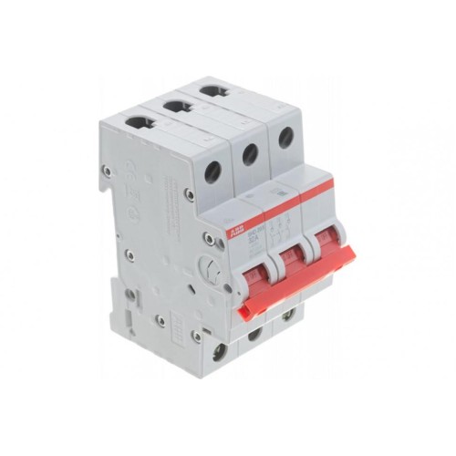 ABB SHD203 Рубильник 3P 32A рычаг красный