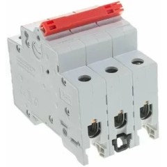 Рубильник модульный ABB 3П 50А рычаг красный трехфазный SHD203/50 (выключатель нагрузки) 2CDD273111R0050