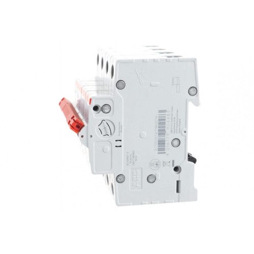 ABB SHD204 Рубильник 4P 16A рычаг красный