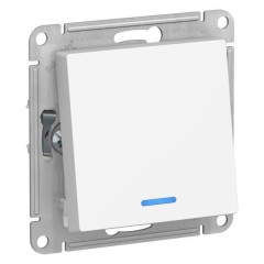 ATLASDESIGN 1-кл ПЕРЕКЛЮЧАТЕЛЬ с подсветкой, сх.6а, 10АХ, механизам, ЛОТОС, ATN001363