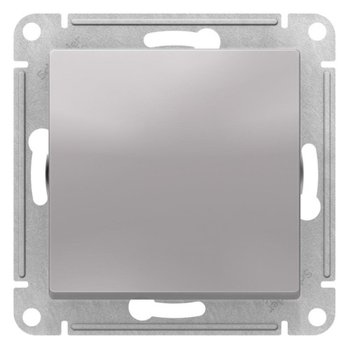 ATLASDESIGN 1-клавишный ПЕРЕКЛЮЧАТЕЛЬ, сх.6, 10АХ, механизм, АЛЮМИНИЙ, ATN000361