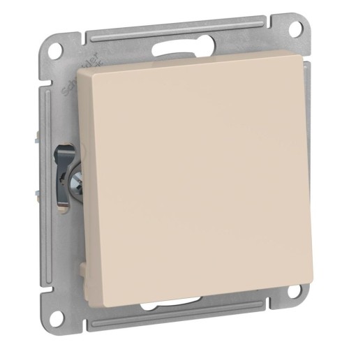 ATLASDESIGN 1-клавишный ПЕРЕКЛЮЧАТЕЛЬ, сх.6, 10АХ, механизм, БЕЖЕВЫЙ, ATN000261