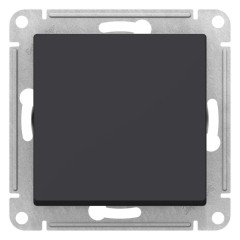 ATLASDESIGN 1-клавишный ПЕРЕКЛЮЧАТЕЛЬ, сх.6, 10АХ, механизм, КАРБОН, ATN001061