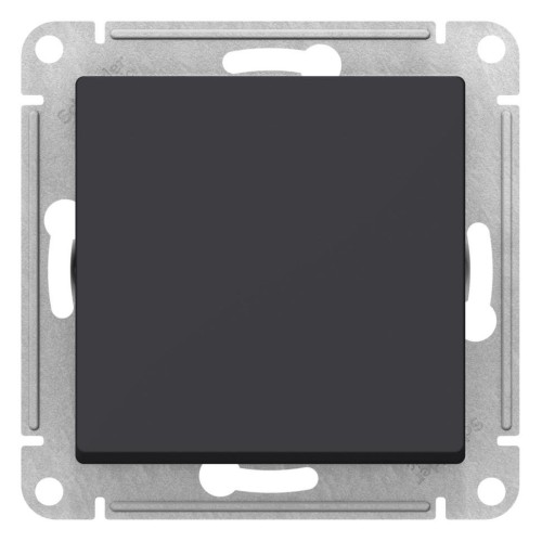 ATLASDESIGN 1-клавишный ПЕРЕКЛЮЧАТЕЛЬ, сх.6, 10АХ, механизм, КАРБОН, ATN001061