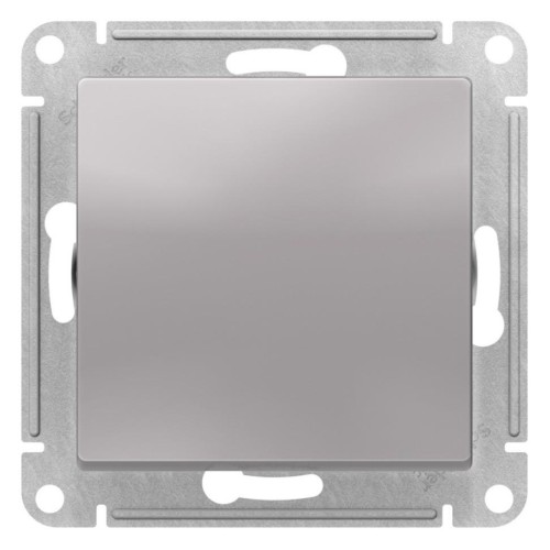 ATLASDESIGN 1-клавишный ВЫКЛЮЧАТЕЛЬ 2-полюсный, 10А, мех., АЛЮМИНИЙ, ATN000321