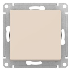 ATLASDESIGN 1-клавишный ВЫКЛЮЧАТЕЛЬ 2-полюсный, 10А, мех., БЕЖЕВЫЙ, ATN000221