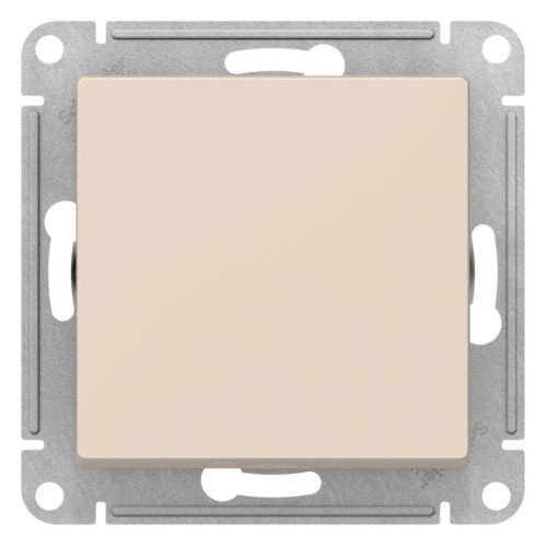 ATLASDESIGN 1-клавишный ВЫКЛЮЧАТЕЛЬ 2-полюсный, 10А, мех., БЕЖЕВЫЙ, ATN000221
