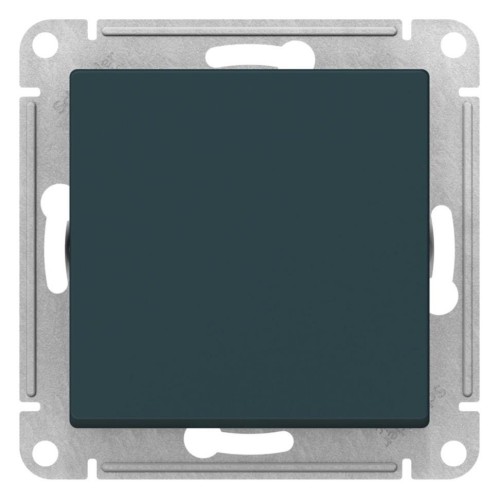 ATLASDESIGN 1-клавишный ВЫКЛЮЧАТЕЛЬ 2-полюсный, 10А, мех., ИЗУМРУД, ATN000821