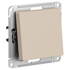 ATLASDESIGN 1-клавишный ВЫКЛЮЧАТЕЛЬ 2-полюсный, 10А, мех., ПЕСОЧНЫЙ, ATN001221