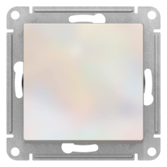 ATLASDESIGN 1-клавишный ВЫКЛЮЧАТЕЛЬ 2-полюсный, 10А, мех., ЖЕМЧУГ, ATN000421