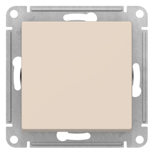 ATLASDESIGN 1-клавишный ВЫКЛЮЧАТЕЛЬ, сх.1, 10АХ, механизм, БЕЖЕВЫЙ, ATN000211