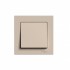 ATLASDESIGN 1-клавишный ВЫКЛЮЧАТЕЛЬ, сх.1, 10АХ, в сборе, ПЕСОЧНЫЙ, ATN001212