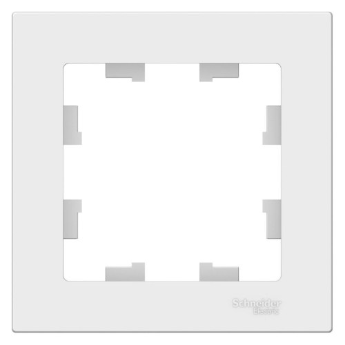 ATLASDESIGN 1-постовая РАМКА, БЕЛЫЙ, ATN000101