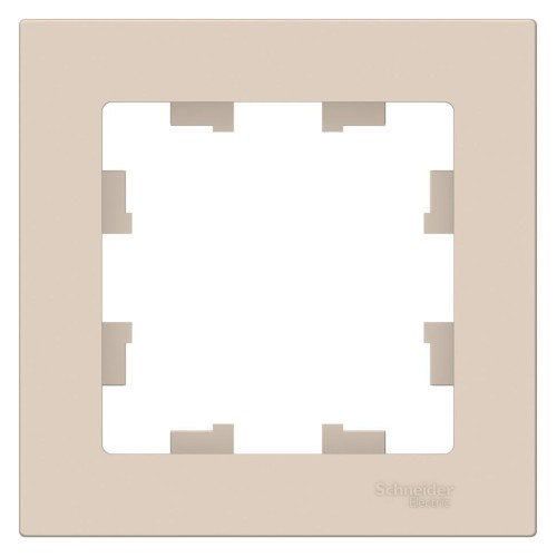 ATLASDESIGN 1-постовая РАМКА, БЕЖЕВЫЙ, ATN000201