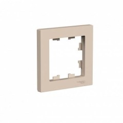 ATLASDESIGN 1-постовая РАМКА, ПЕСОЧНЫЙ, ATN001201