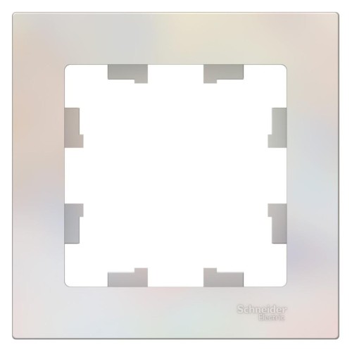 ATLASDESIGN 1-постовая РАМКА, ЖЕМЧУГ, ATN000401