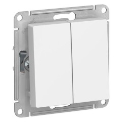 ATLASDESIGN 2-клавишный ПЕРЕКЛЮЧАТЕЛЬ, сх.6/2, 10АХ, механизм, ЛОТОС, ATN001365