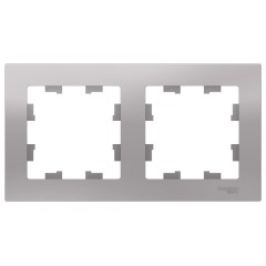 ATLASDESIGN 2-постовая РАМКА, универсальная, АЛЮМИНИЙ, ATN000302