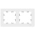 ATLASDESIGN 2-постовая РАМКА, универсальная, БЕЛЫЙ, ATN000102