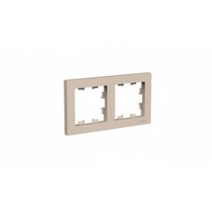 ATLASDESIGN 2-постовая РАМКА, универсальная, ПЕСОЧНЫЙ, ATN001202
