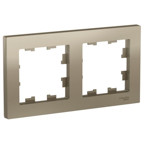 ATLASDESIGN 2-постовая РАМКА, универсальная, ШАМПАНЬ, ATN000502