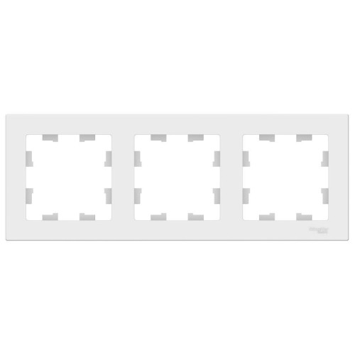 ATLASDESIGN 3-постовая РАМКА, универсальная, БЕЛЫЙ, ATN000103