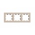 ATLASDESIGN 3-постовая РАМКА, универсальная, ПЕСОЧНЫЙ, ATN001203