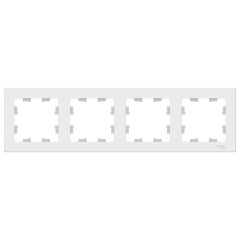 ATLASDESIGN 4-постовая РАМКА, универсальная, БЕЛЫЙ, ATN000104