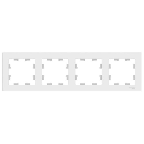 ATLASDESIGN 4-постовая РАМКА, универсальная, БЕЛЫЙ, ATN000104