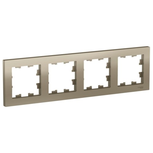 ATLASDESIGN 4-постовая РАМКА, универсальная, ШАМПАНЬ, ATN000504