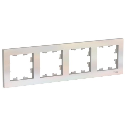 ATLASDESIGN 4-постовая РАМКА, универсальная, ЖЕМЧУГ, ATN000404