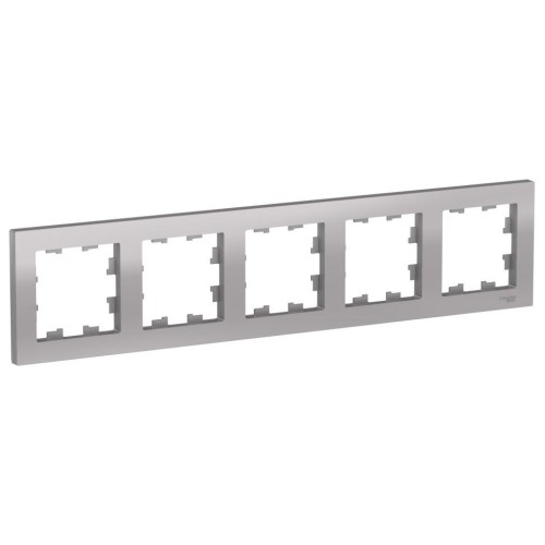 ATLASDESIGN 5-постовая РАМКА, универсальная, АЛЮМИНИЙ, ATN000305
