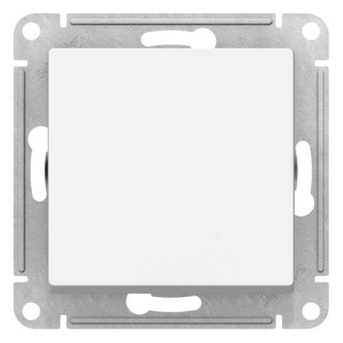 ATLASDESIGN AQUA 1-клавишный ПЕРЕКЛЮЧАТЕЛЬ IP44, сх.6, 10АХ, механизм, БЕЛЫЙ, ATN440161