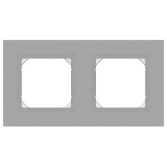 ATLASDESIGN AQUA 2-постовая РАМКА IP44, АЛЮМИНИЙ, ATN440302