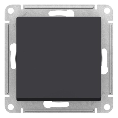 ATLASDESIGN AQUA Переключатель 1-клав. IP44, сх.6, 10АХ, карбон, ATN441061