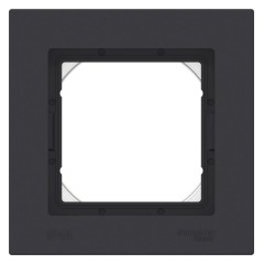 ATLASDESIGN AQUA Рамка IP44 1-постовая , карбон, ATN441001